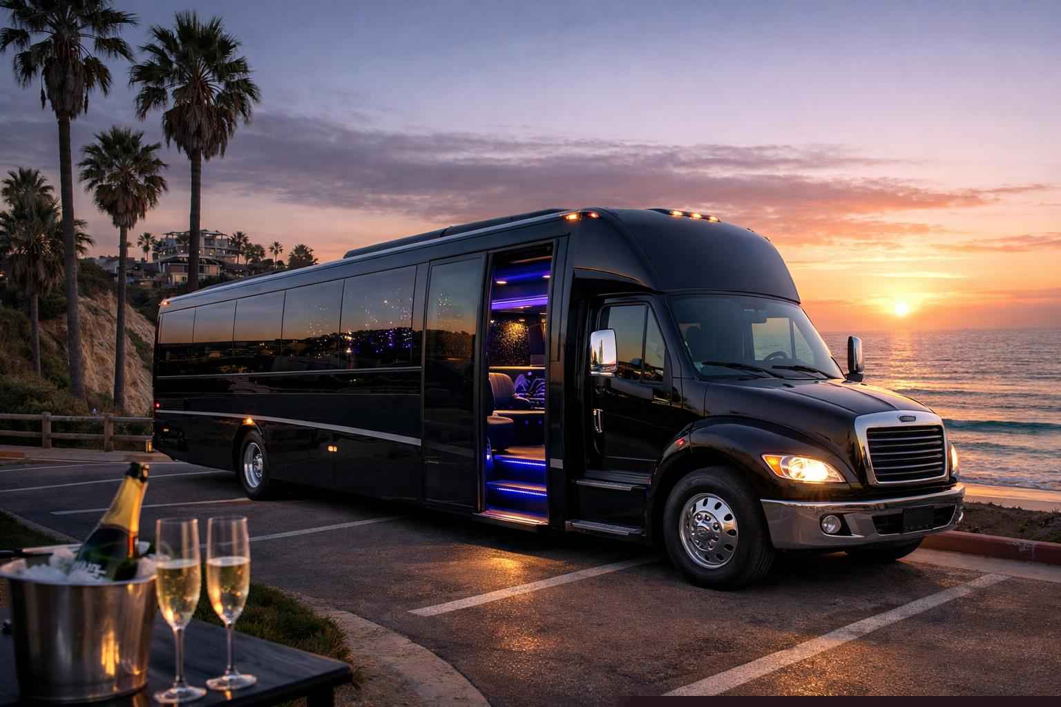 Party Bus Rental In Solana Beach California Luxury Party Bus Rental In Solana Beach California