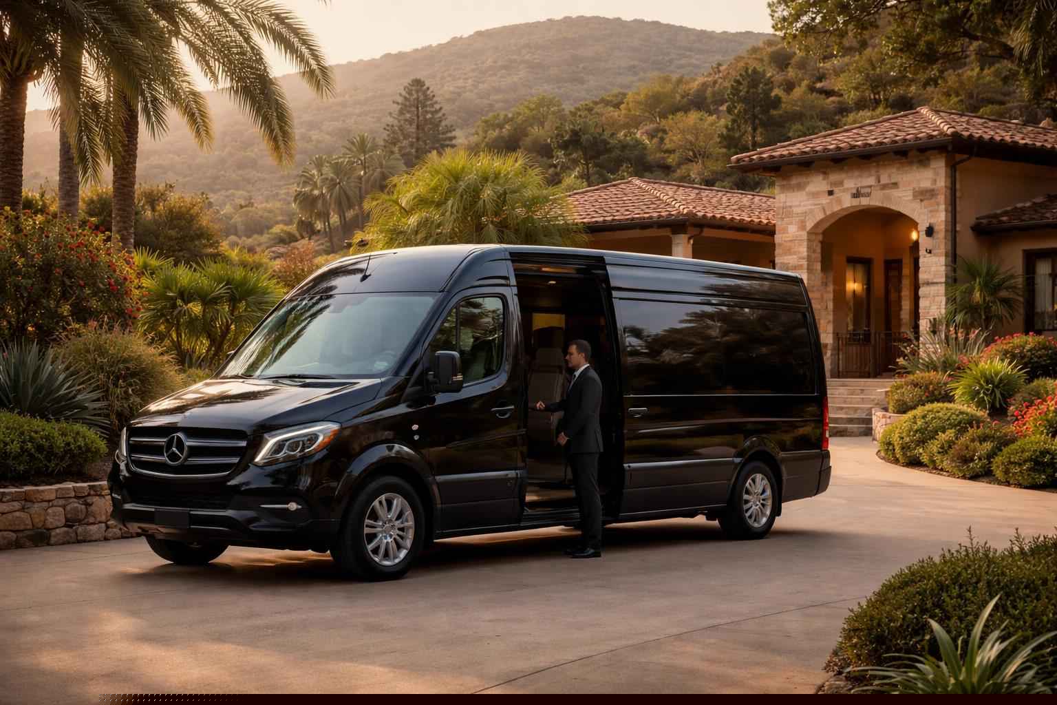 Luxury Passenger Van With Driver In Jamul California