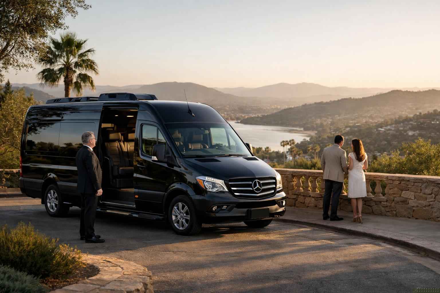 Luxury Passenger Van With Driver In San Marcos California