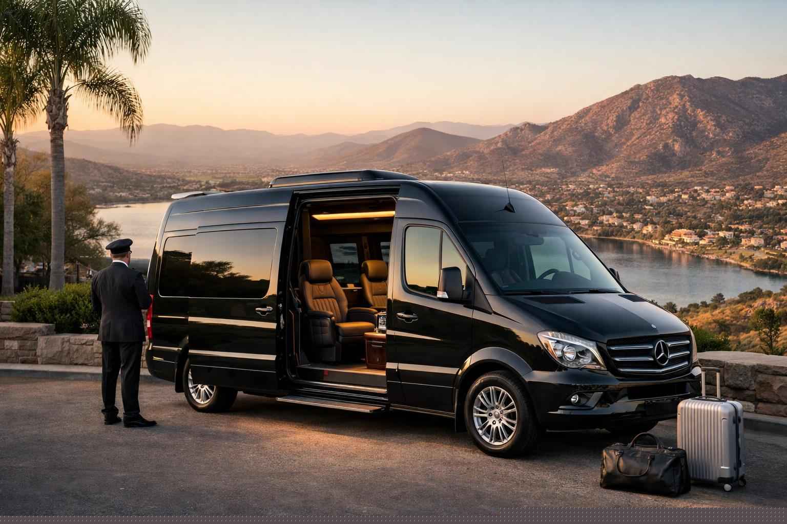 Luxury Passenger Van With Driver In Santee California