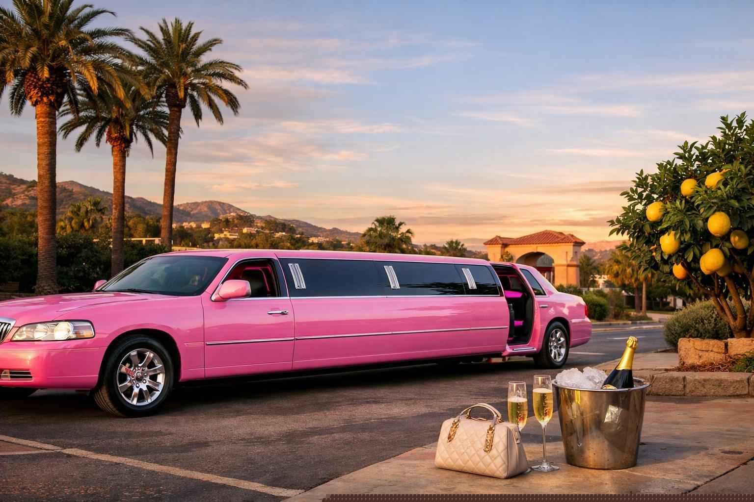 Pink Limo Rental In Lemon Grove California Luxury Pink Limo Rental In Lemon Grove California