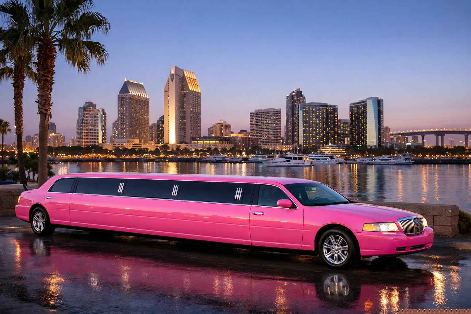 Pink Limo Rental In National City California Luxury Pink Limo Rental In National City California