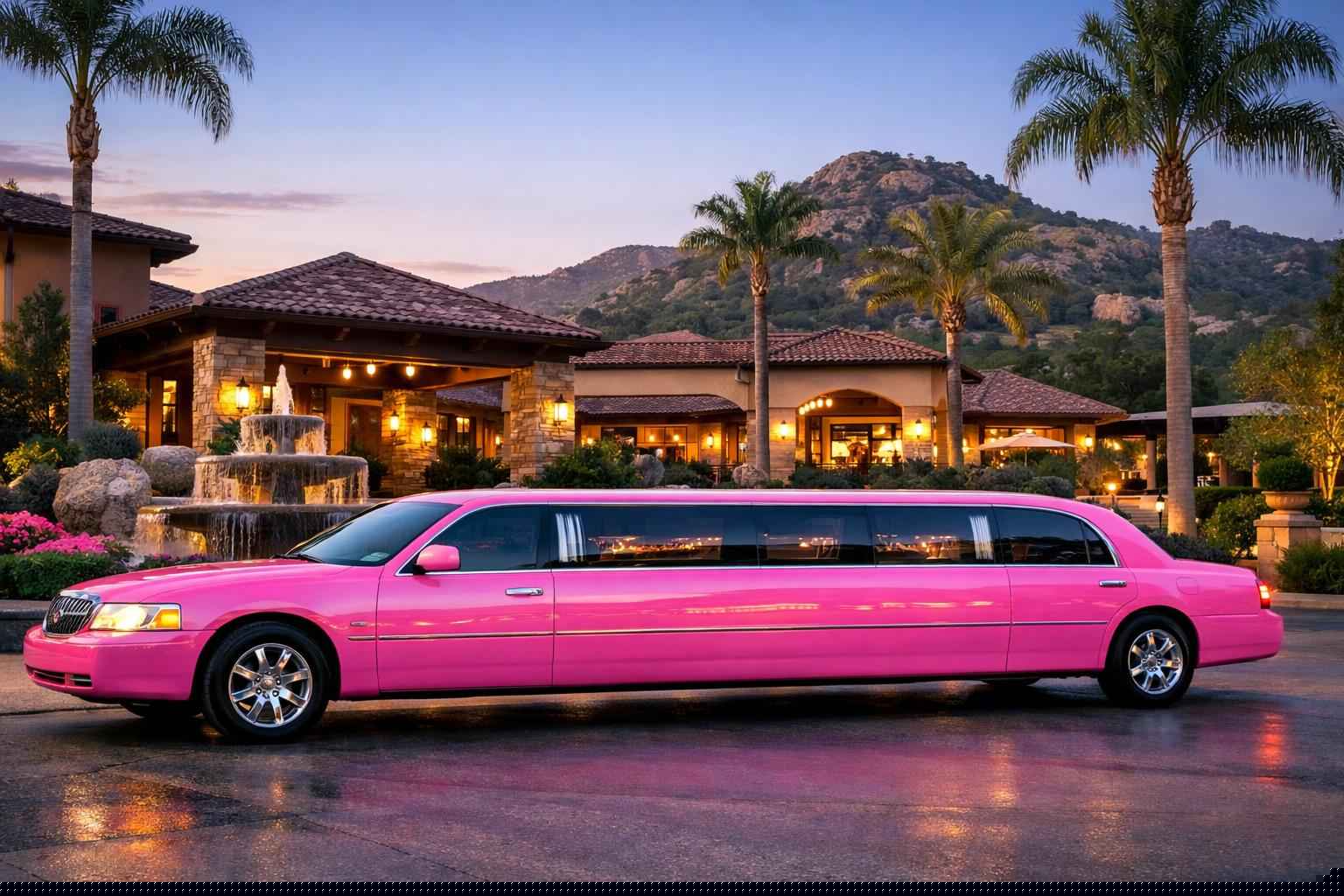 Pink Limo Rental In Poway California Luxury Pink Limo Rental In Poway California