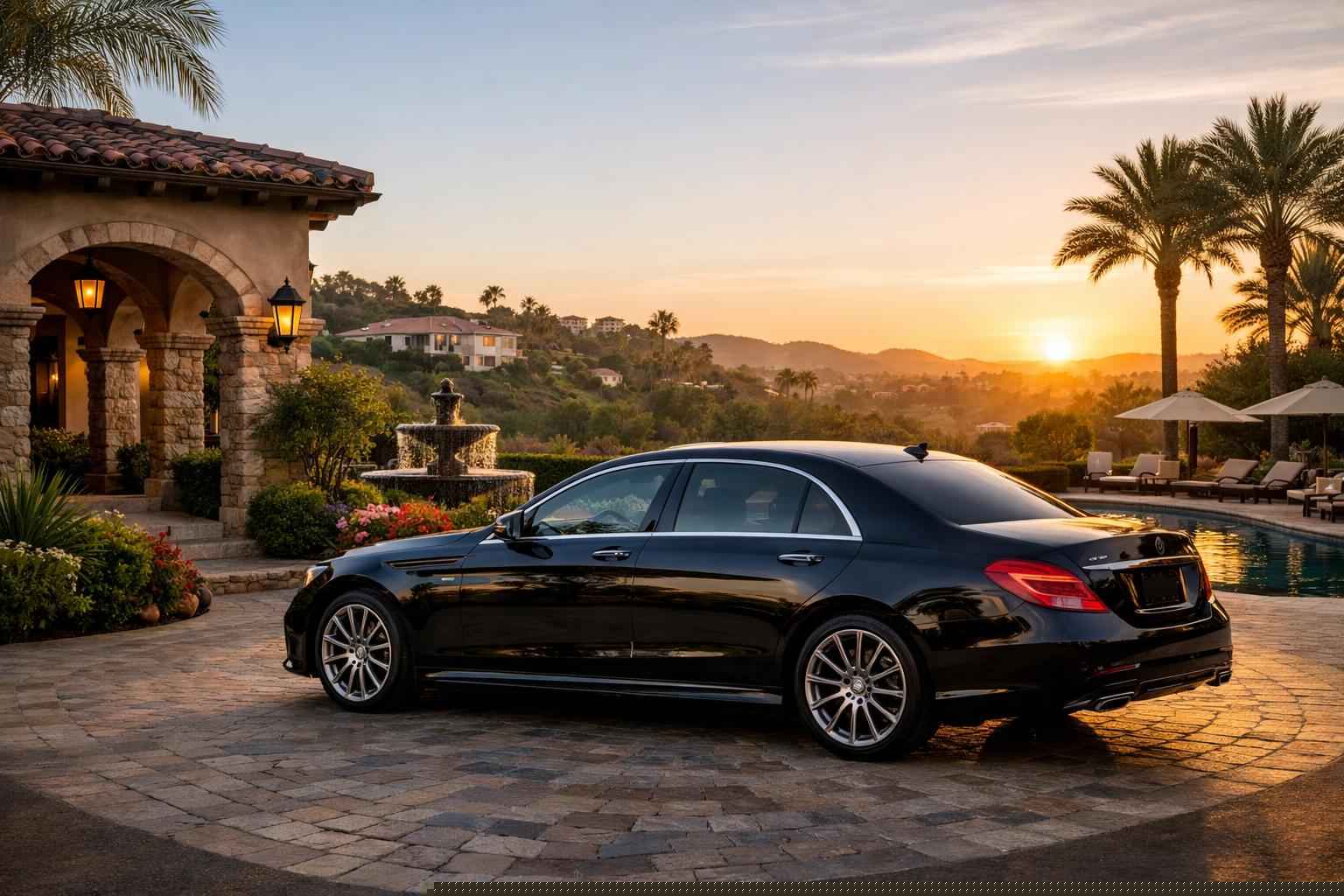 Luxury Sedan Service In Rancho Santa Fe California