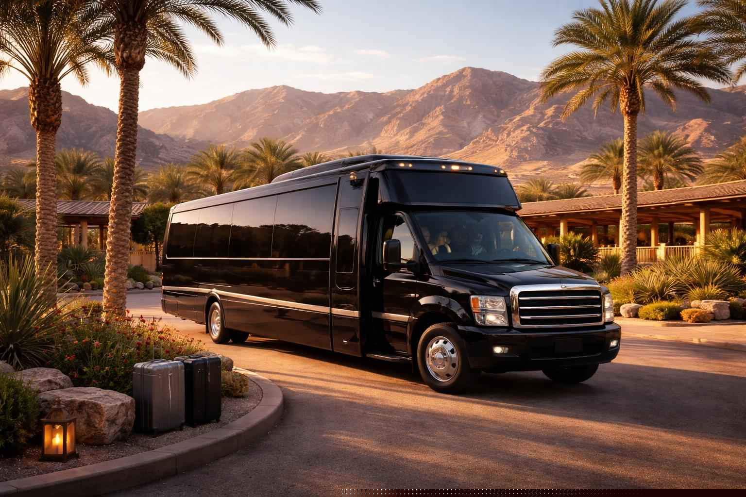 Luxury Shuttle Bus Rental In Borrego Springs California