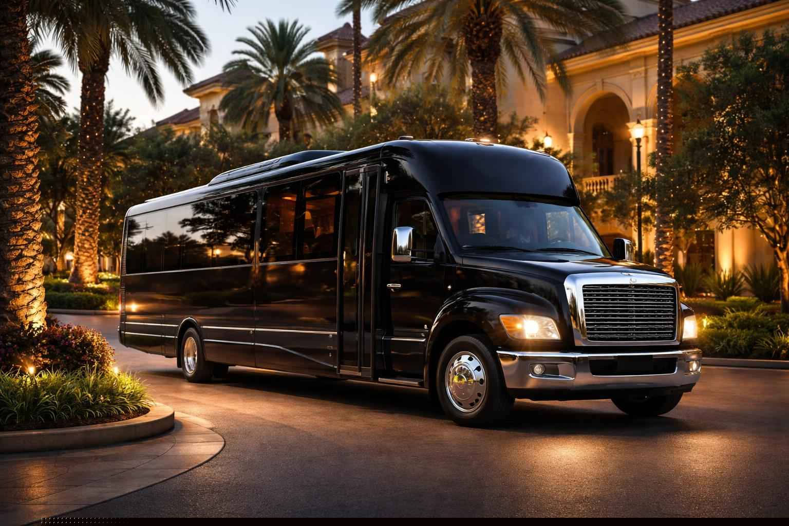 Luxury Shuttle Bus Rental In Bostonia California