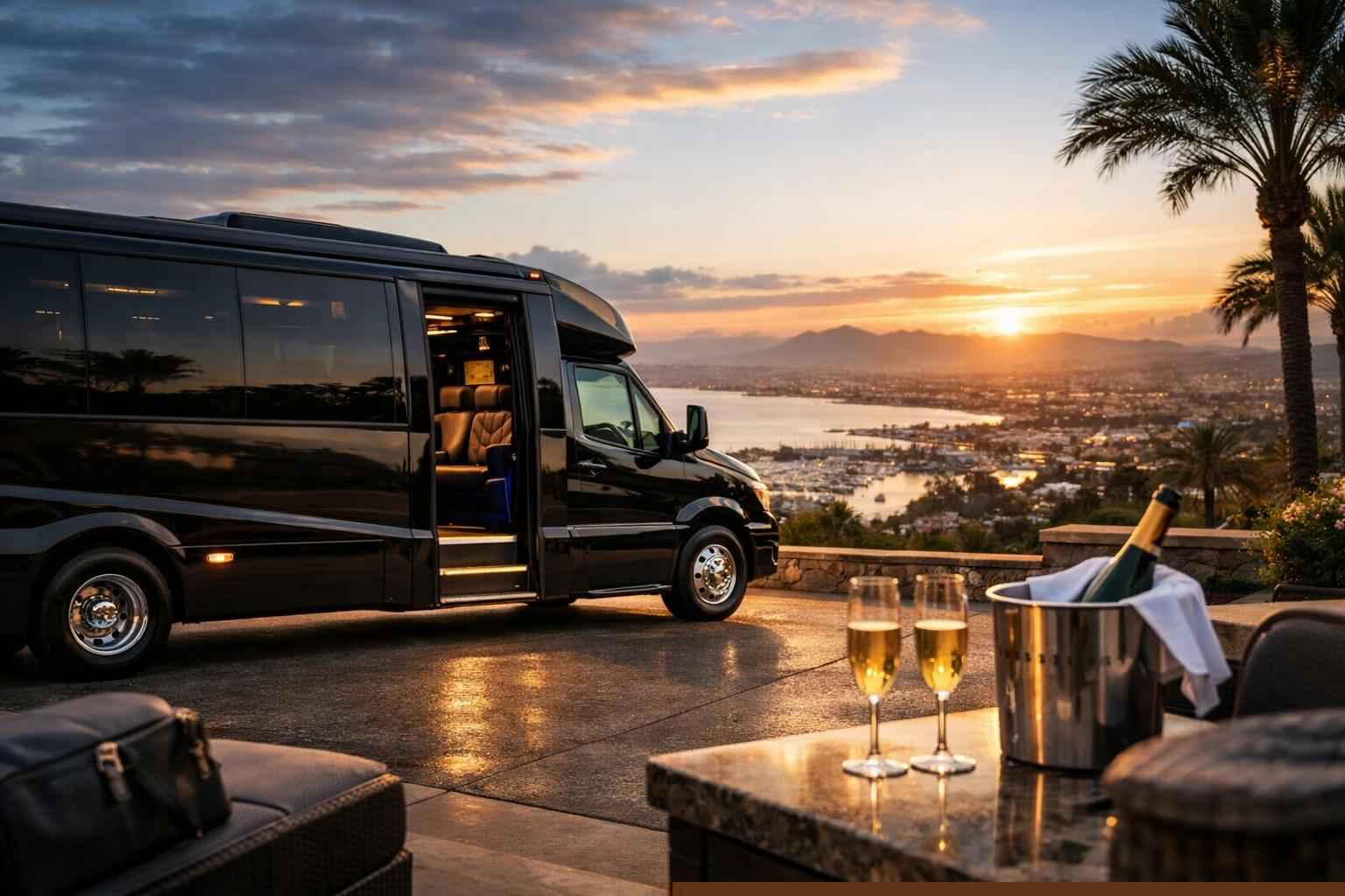 Luxury Shuttle Bus Rental In Chula Vista California