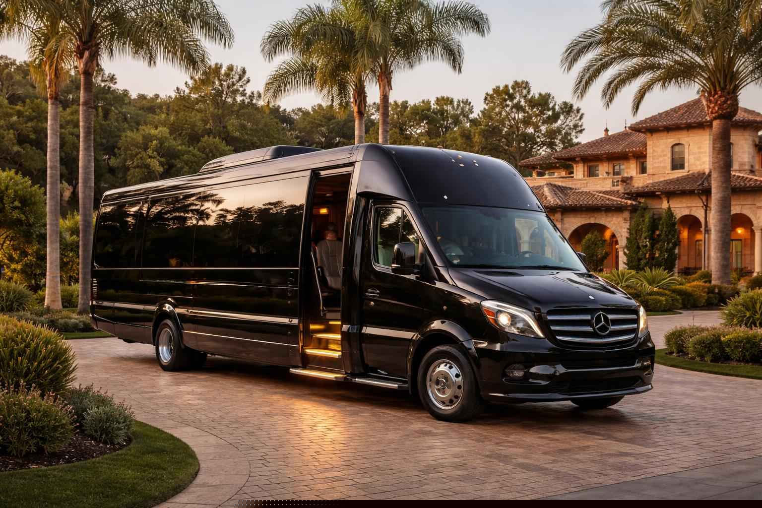 Luxury Shuttle Bus Rental In Fairbanks Ranch Ca