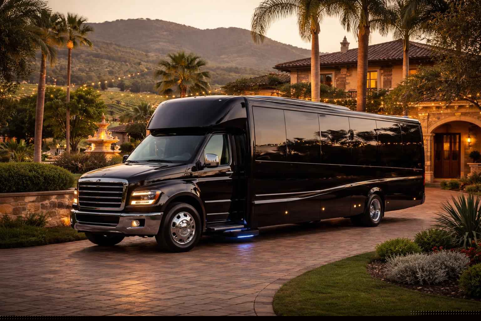 Luxury Shuttle Bus Rental In Jamul California