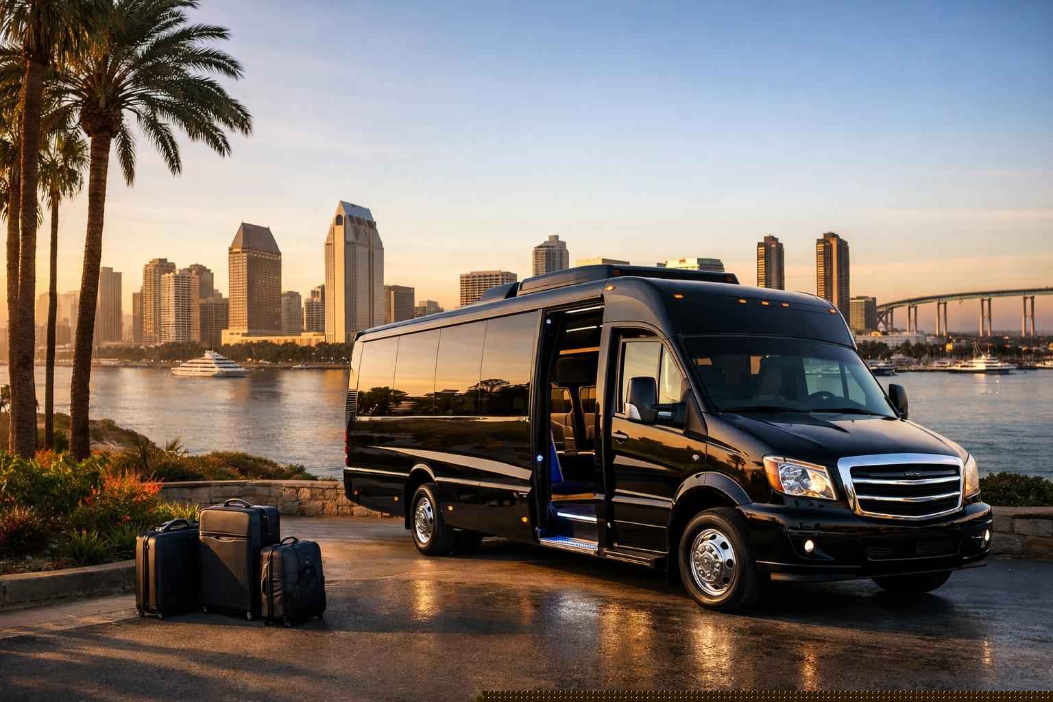 Luxury Shuttle Bus Rental In San Diego California