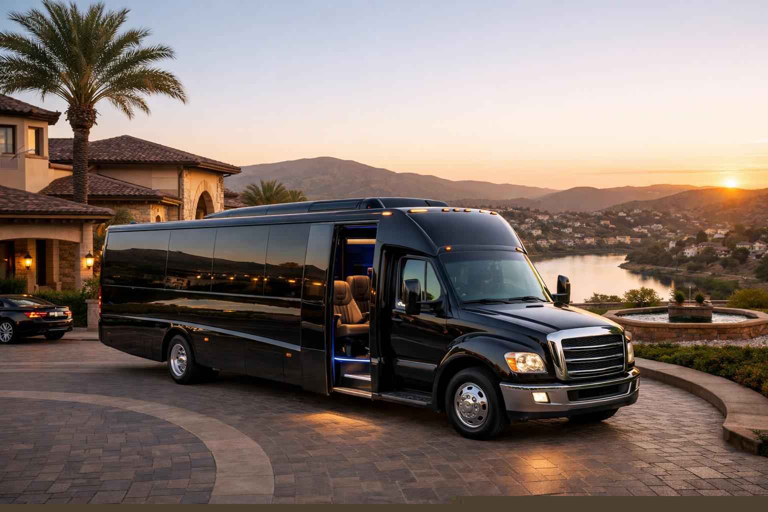 Luxury Shuttle Bus Rental In San Marcos California