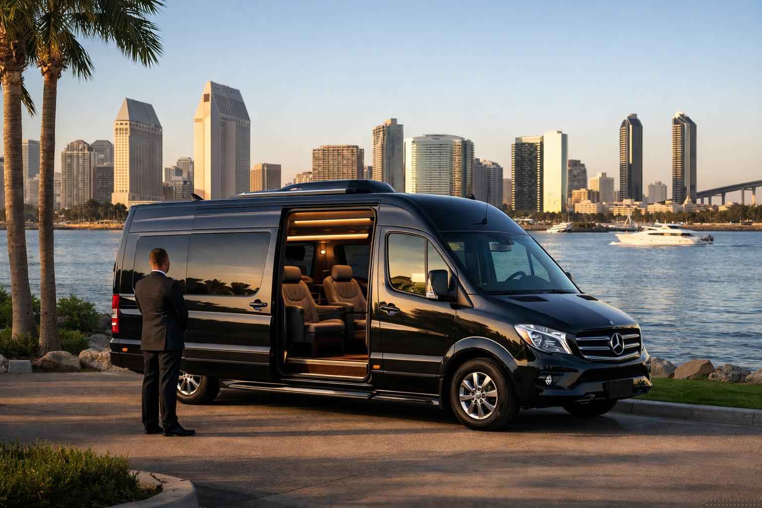 Luxury Sprinter Van Rental With Driver In Coronado California