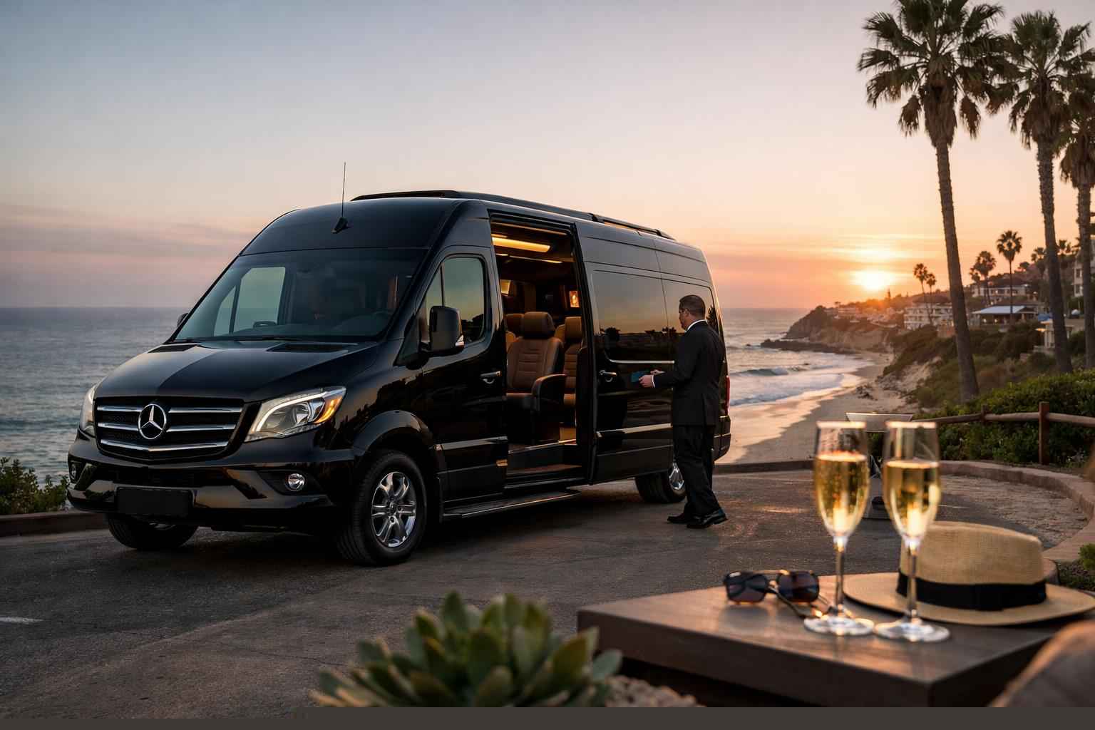 Luxury Sprinter Van Rental With Driver In Encinitas California