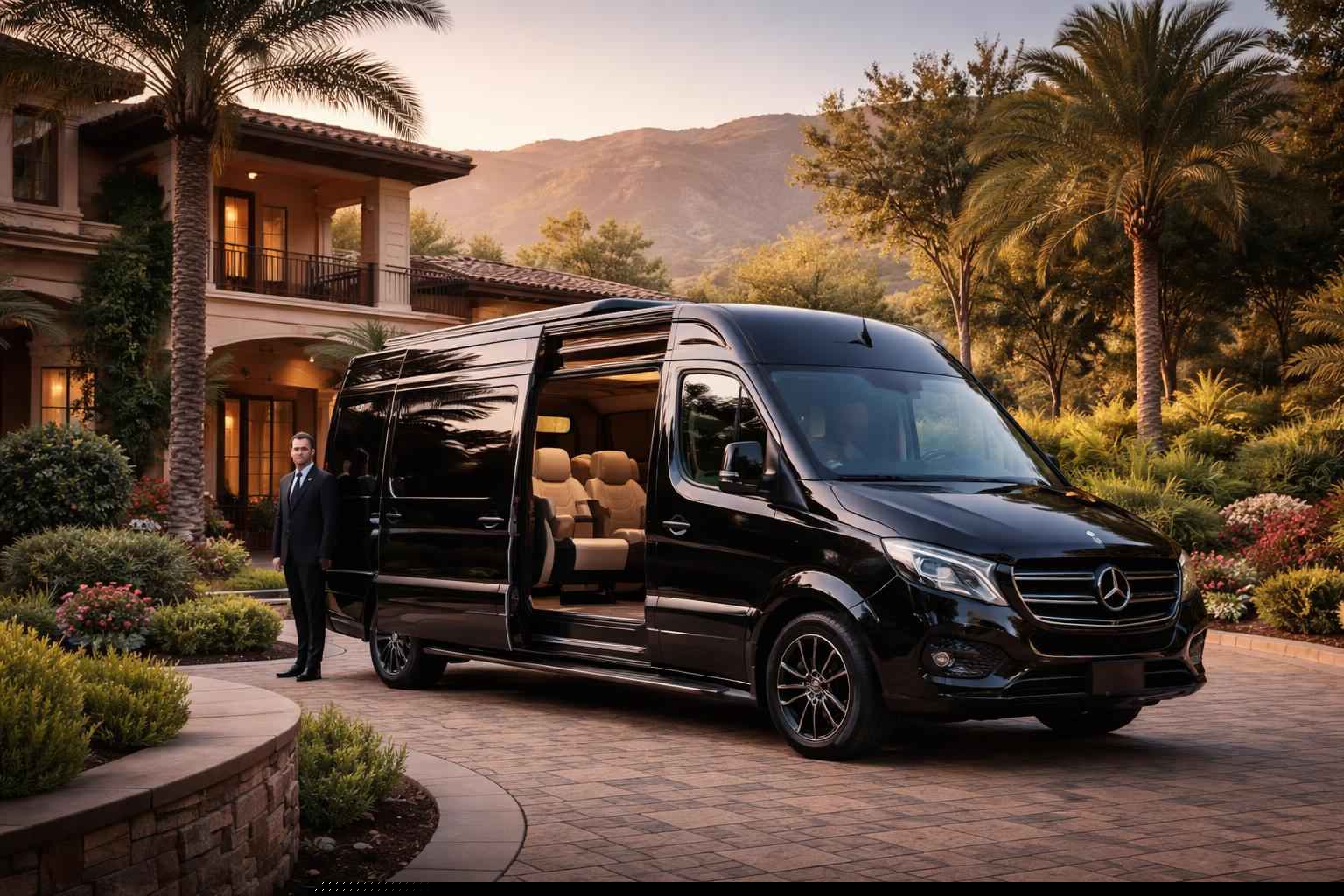 Luxury Sprinter Van Rental With Driver In Hidden Meadows Ca