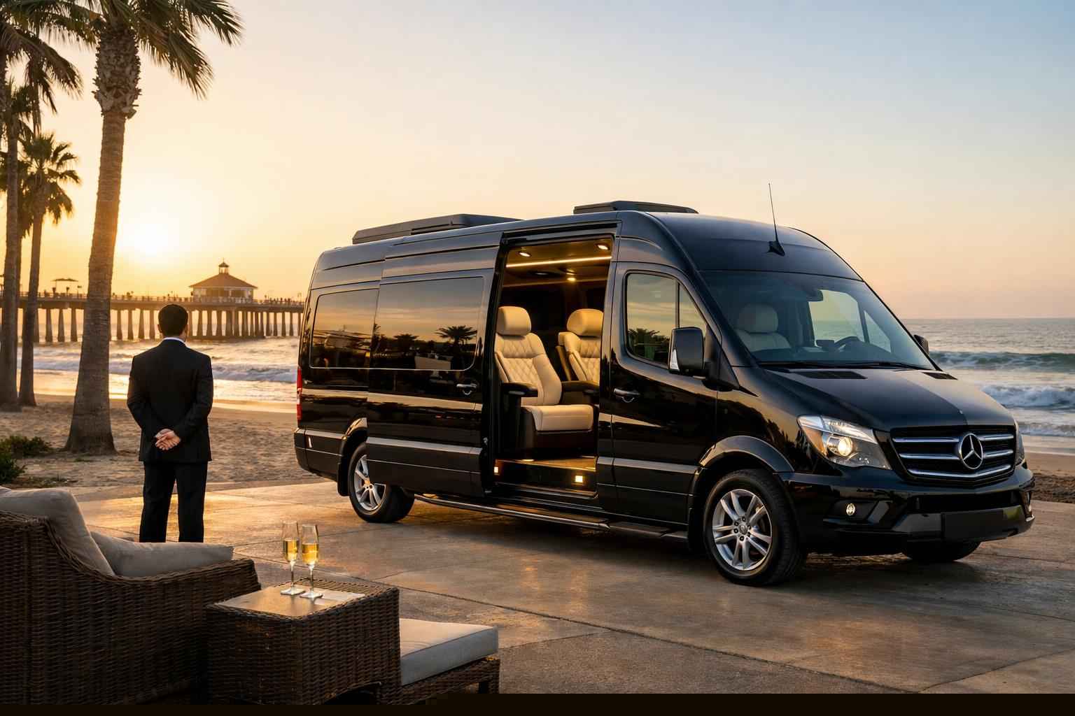 Luxury Sprinter Van Rental With Driver In Imperial Beach California