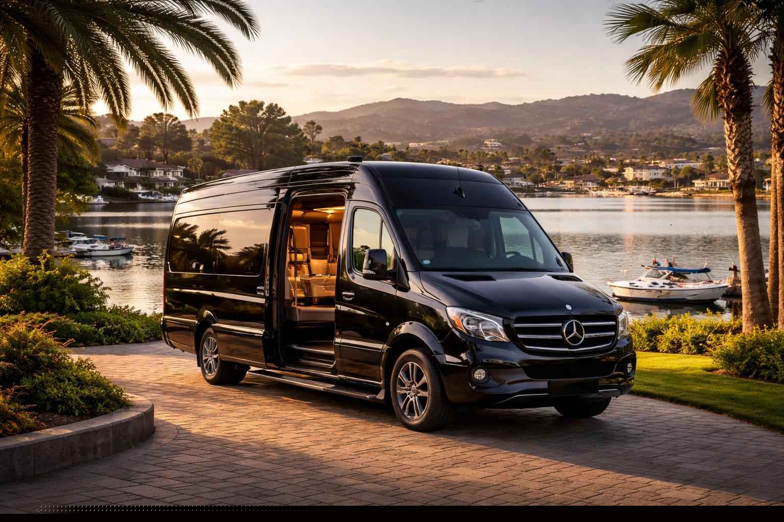 Luxury Sprinter Van Rental With Driver In Lake San Marcos California