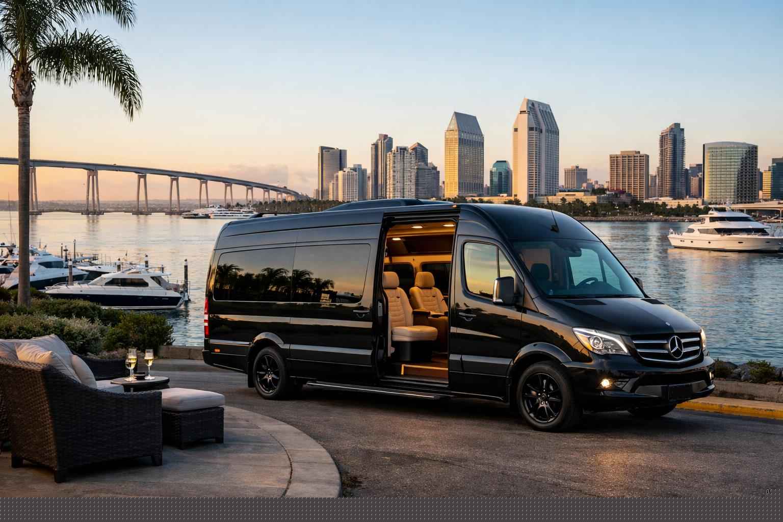 Luxury Sprinter Van Rental With Driver In National City California