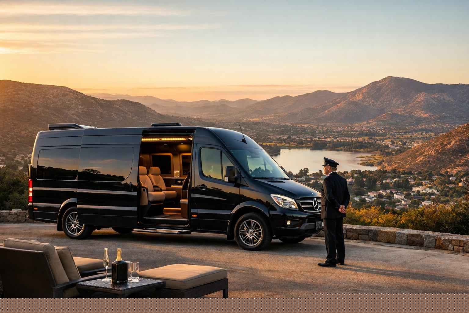 Luxury Sprinter Van Rental With Driver In Santee California