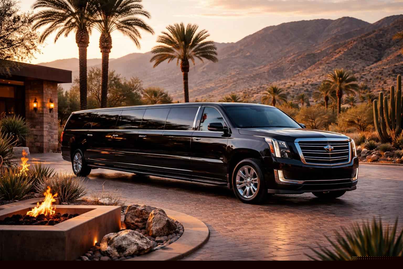 Luxury Suv Limousine In Borrego Springs California