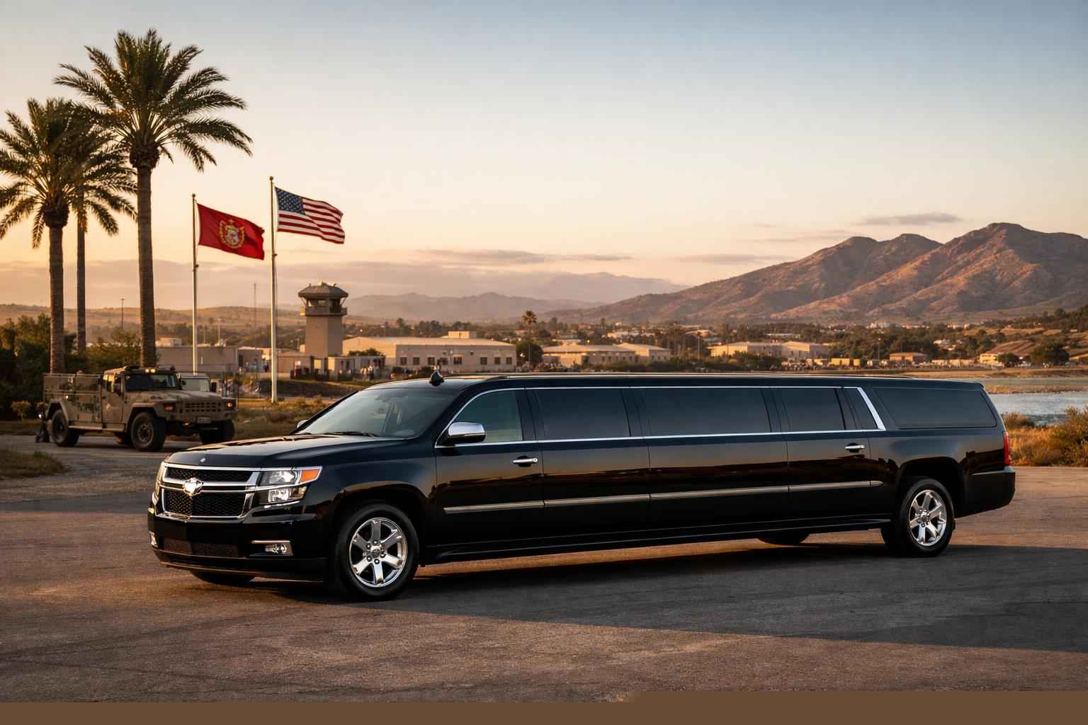 Suv Limousine In Camp Pendleton Mainside California Luxury Suv Limousine In Camp Pendleton Mainside California