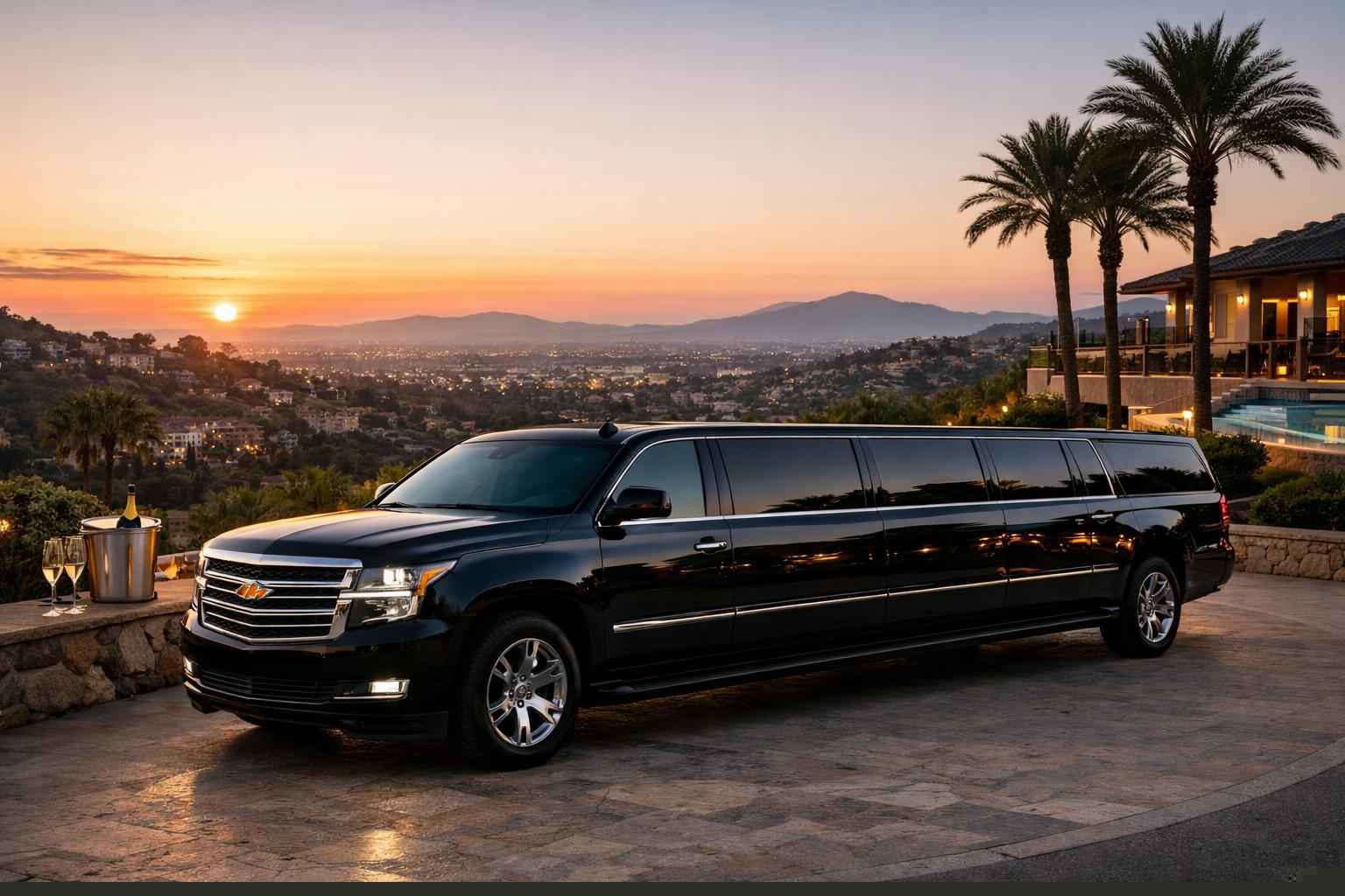 Luxury Suv Limousine In Vista California