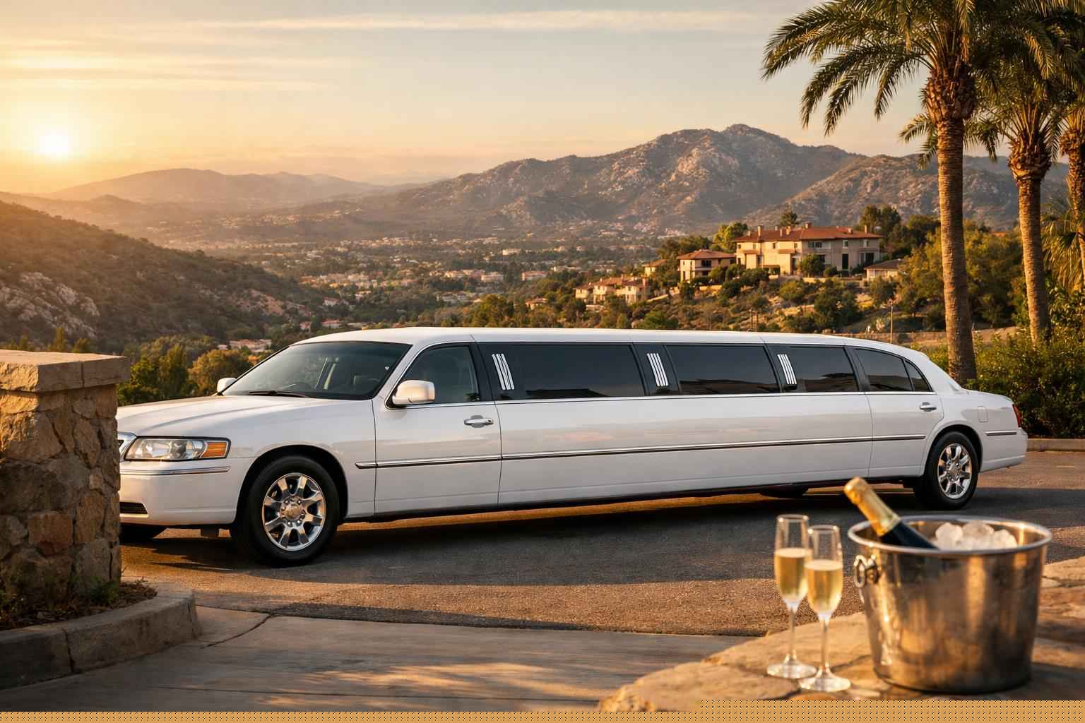 White Limo Rental In Granite Hills California Luxury White Limo Rental In Granite Hills California