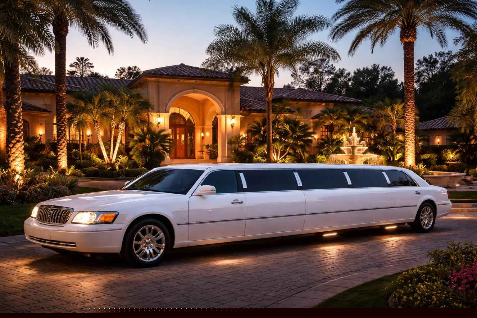 Luxury White Limo Rental In Jamul California