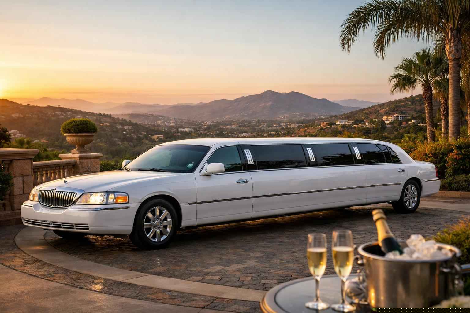 White Limo Rental In Poway California Luxury White Limo Rental In Poway California