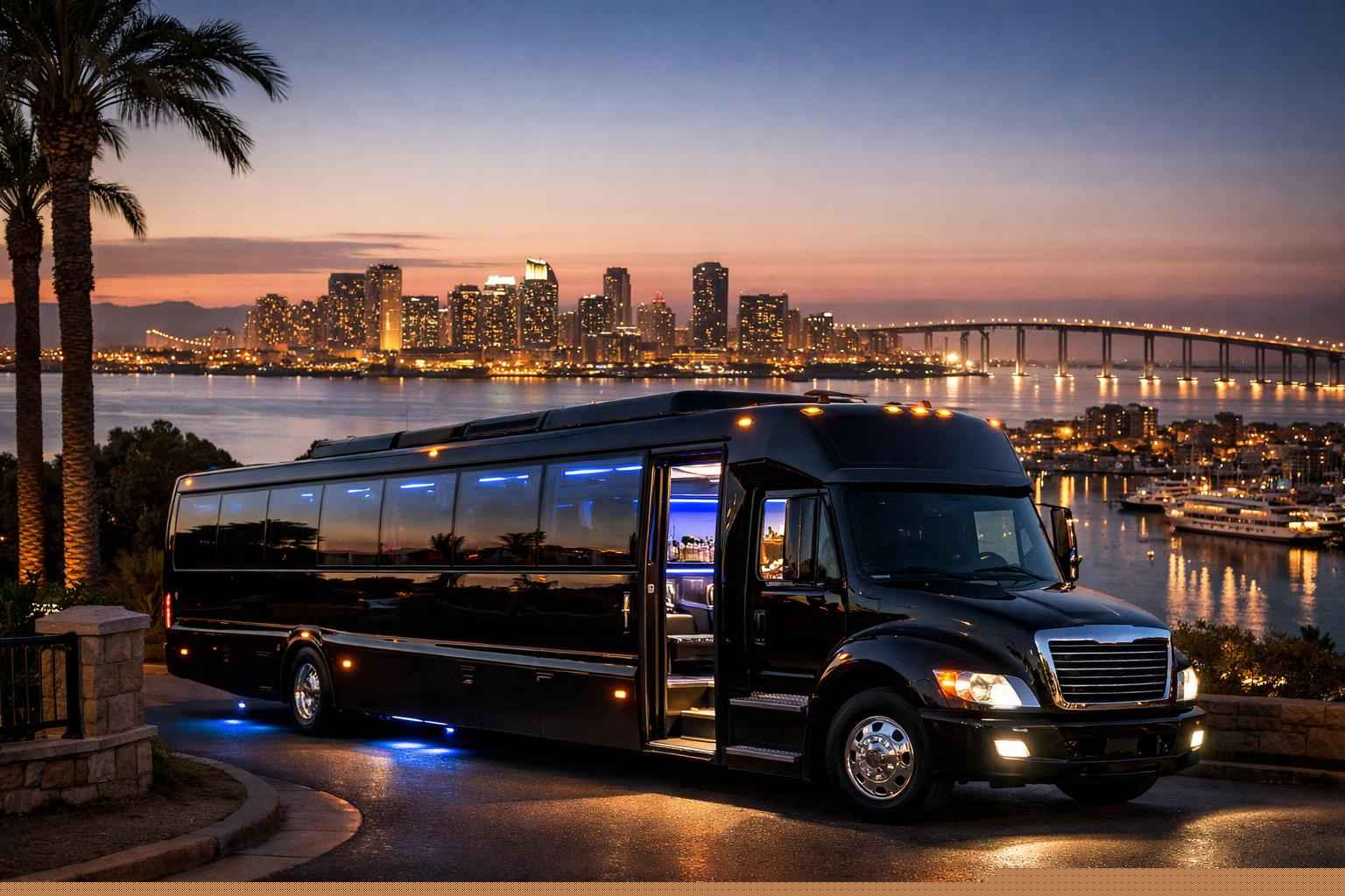 National City California Black Party Bus Rental