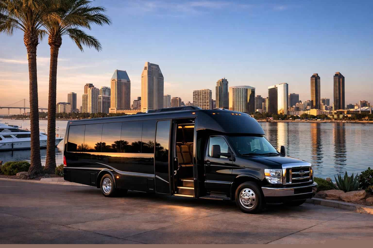 National City California Shuttle Bus Rental