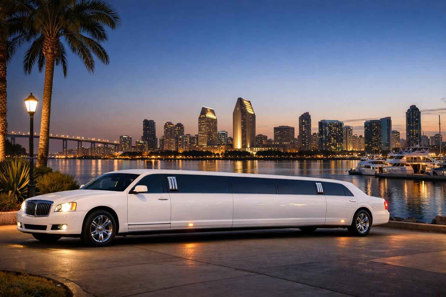 National City California White Limo Rental