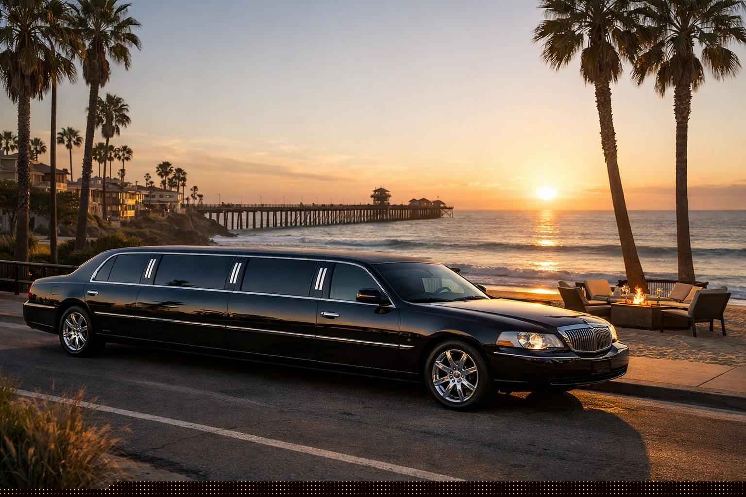 Oceanside California Black Limo Rental