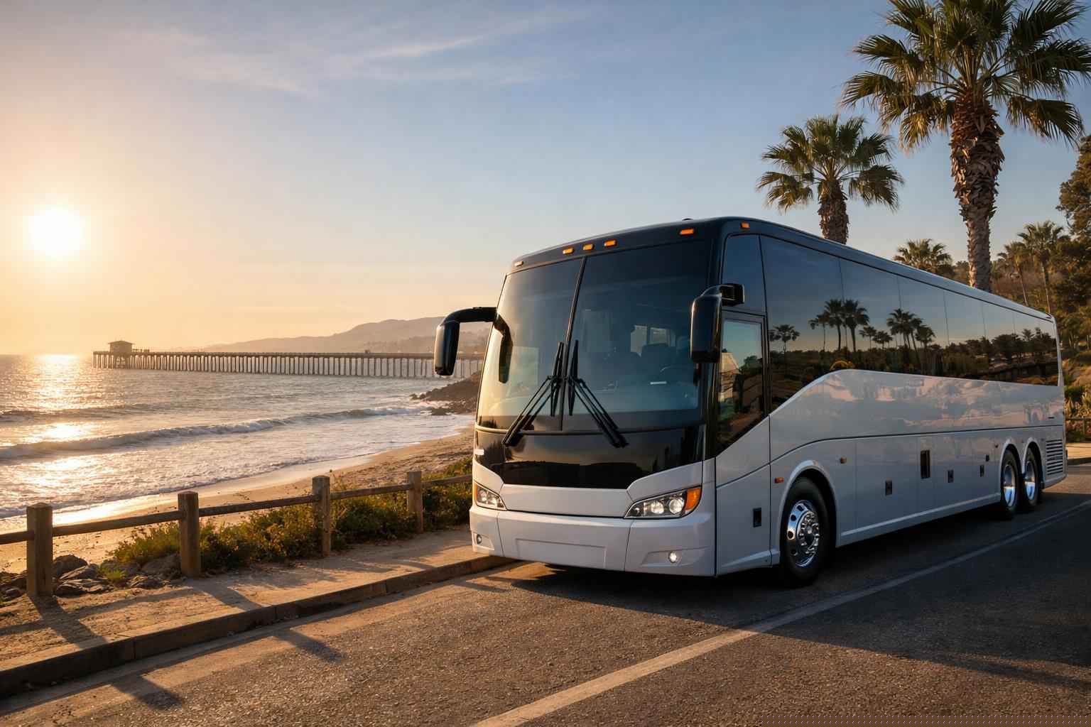 Charter Bus Rental In Oceanside California Oceanside California Charter Bus Rental