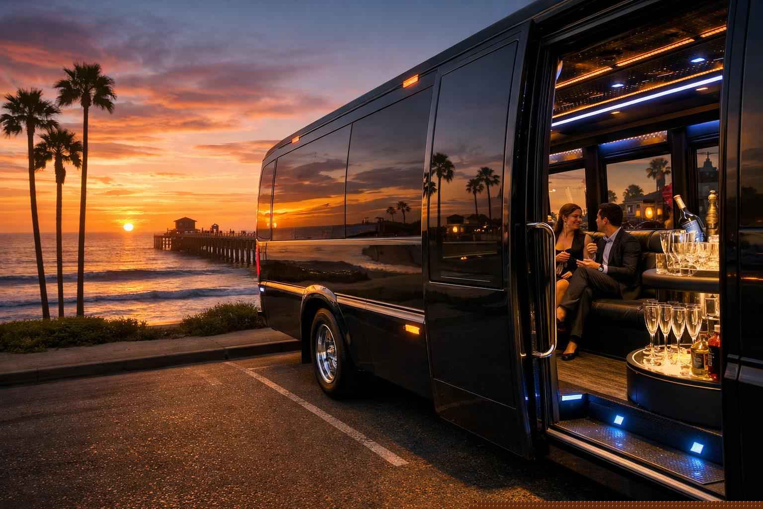 Oceanside California Party Bus Rental