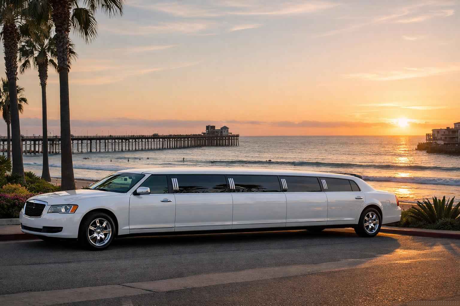 Oceanside California White Limo Rental