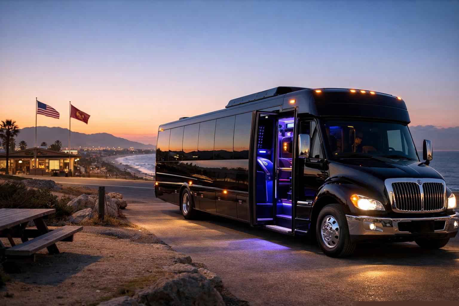 Party Bus Rental Near Me Camp Pendleton Mainside Ca