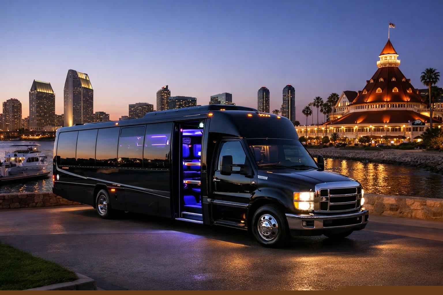 Party Bus Rental Near Me Coronado Ca