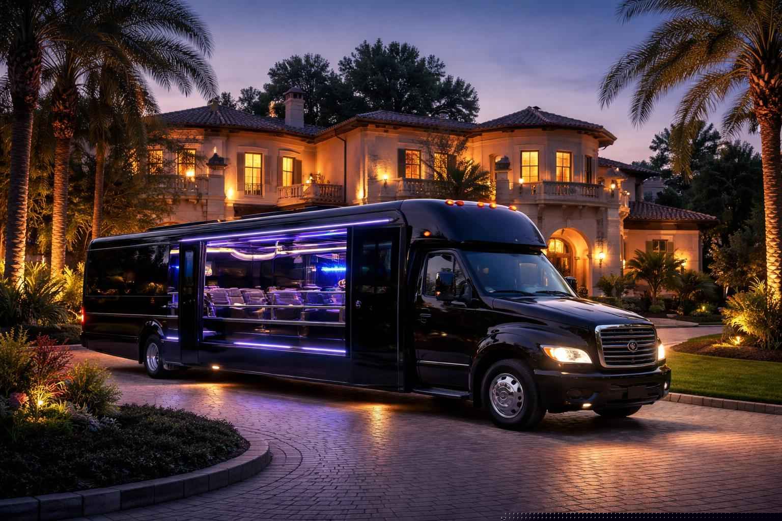 Party Bus Rental Near Me In Fairbanks Ranch Ca