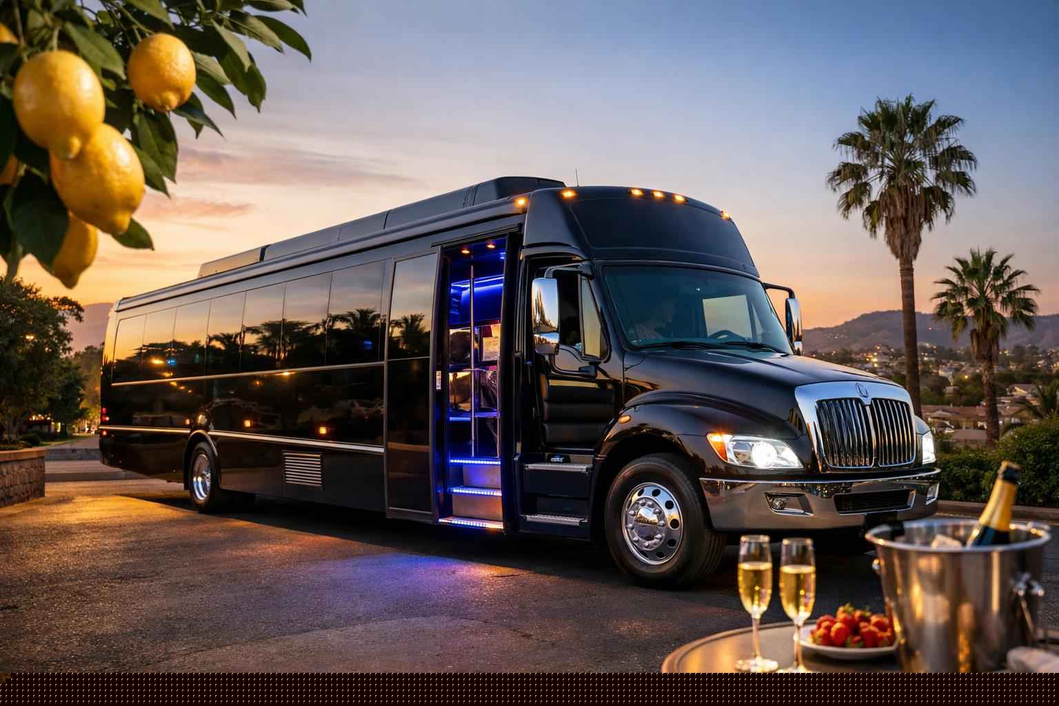 Party Bus Rental In Lemon Grove California Party Bus Rental Near Me Lemon Grove Ca