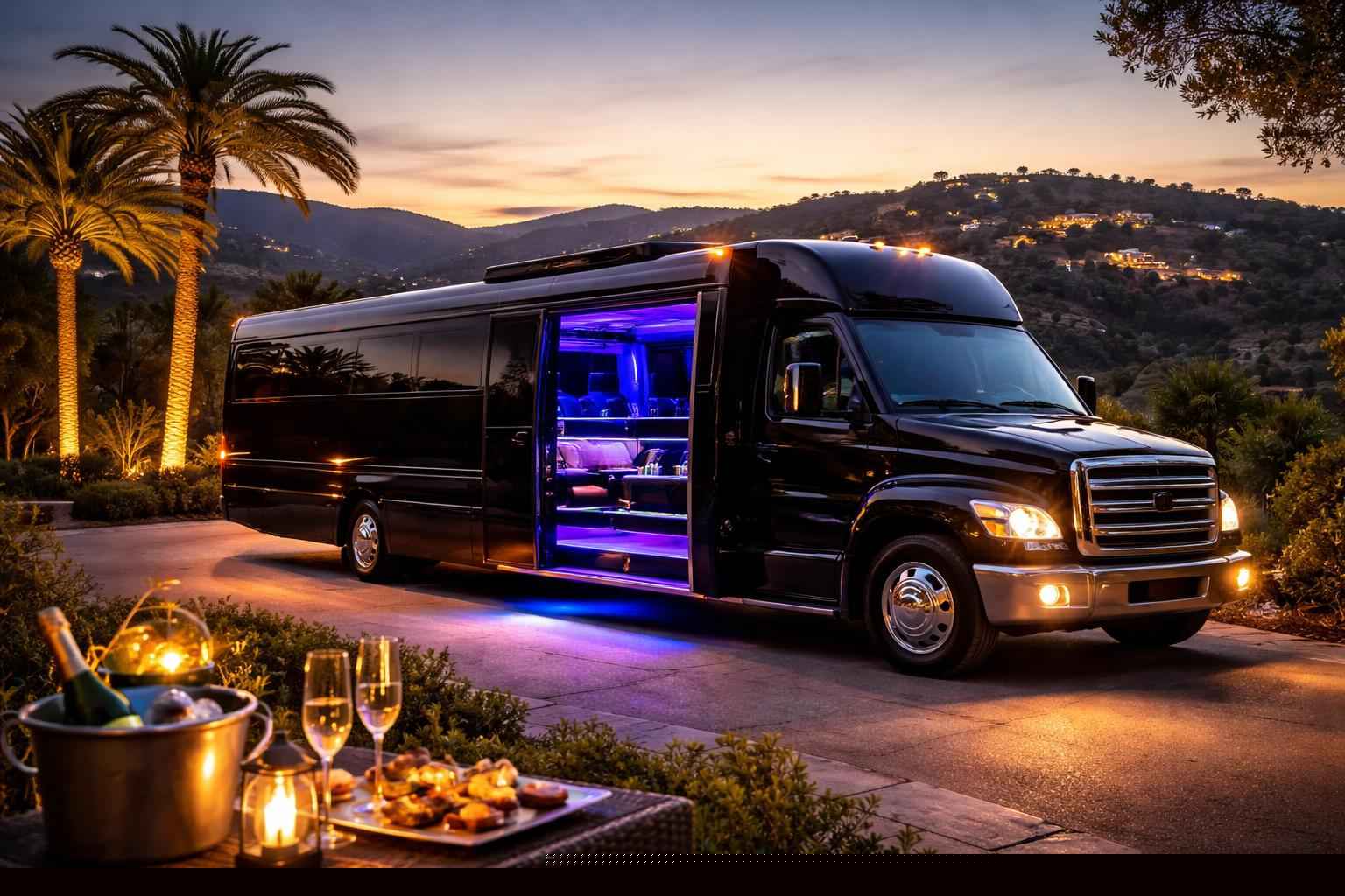 Party Bus Rental Services In Alpine California