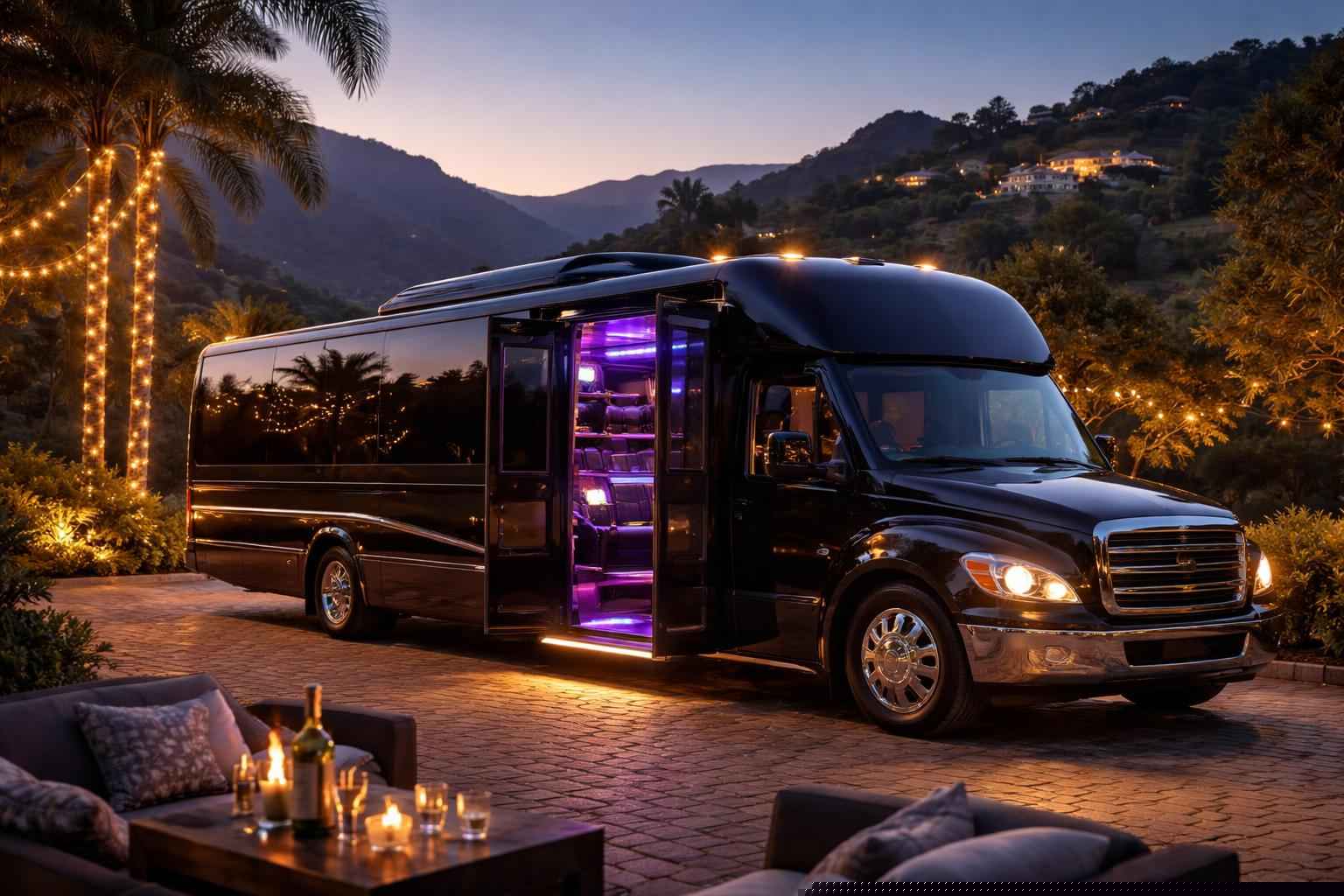 Party Bus Rental Services In Hidden Meadows Ca