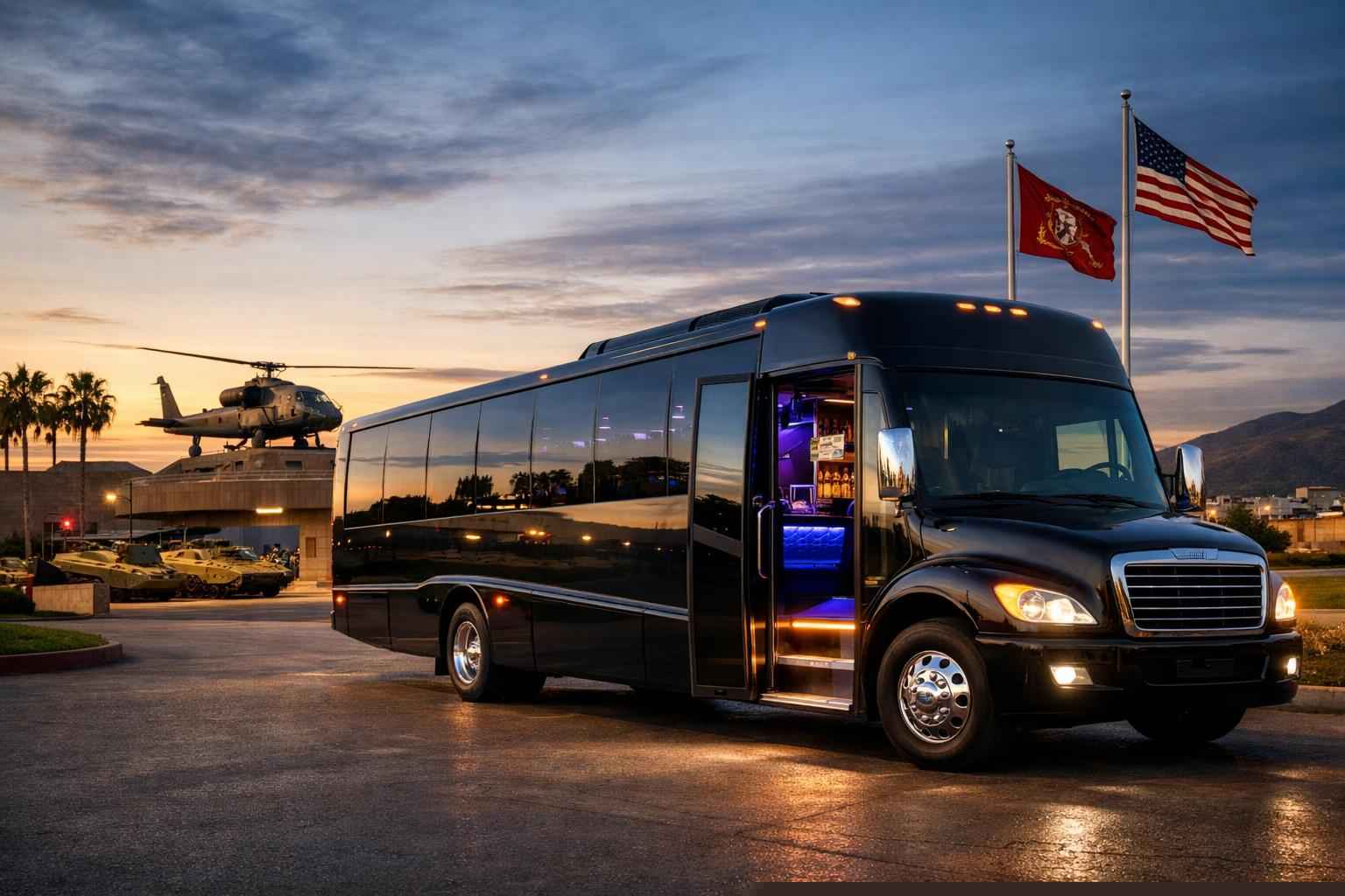 Party Bus Service Camp Pendleton Mainside Ca
