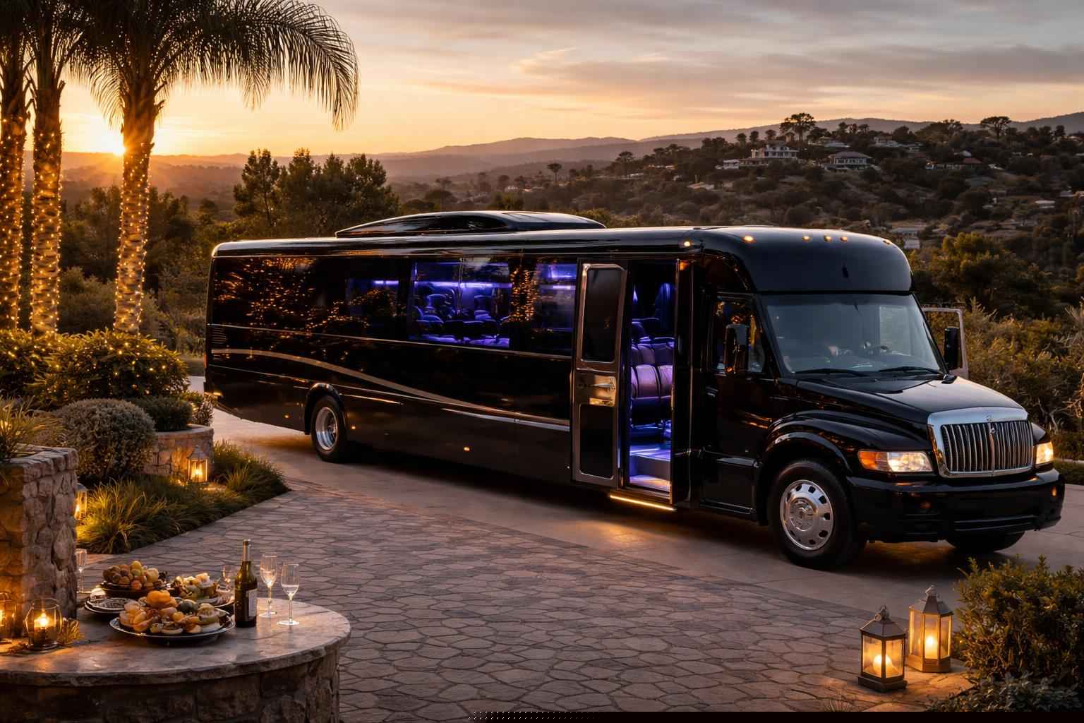 Party Bus Service In Hidden Meadows Ca
