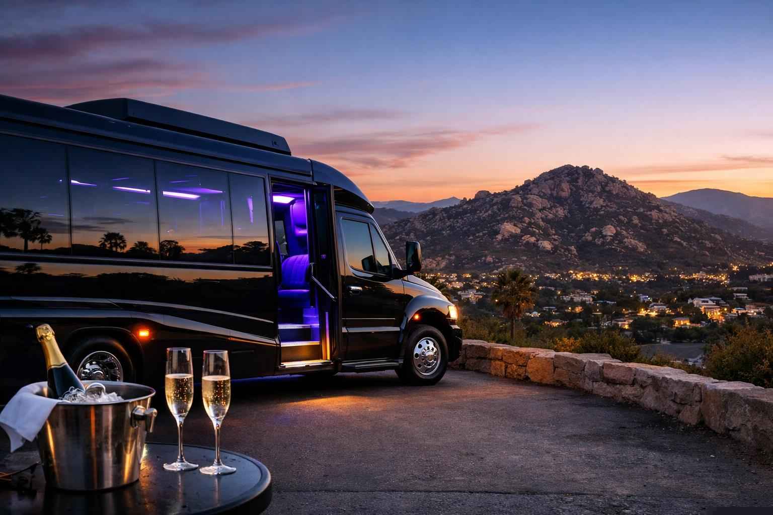 Party Bus Rental In Granite Hills California Party Buses In Granite Hills California