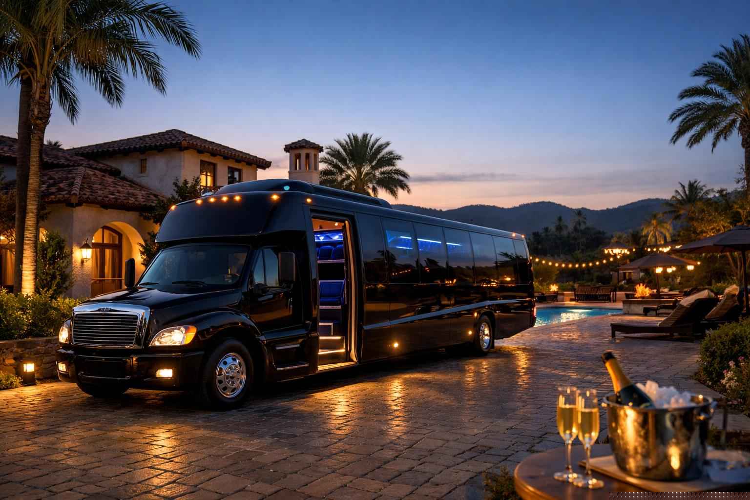 Party Bus Rental In Rancho Santa Fe California Party Buses In Rancho Santa Fe California