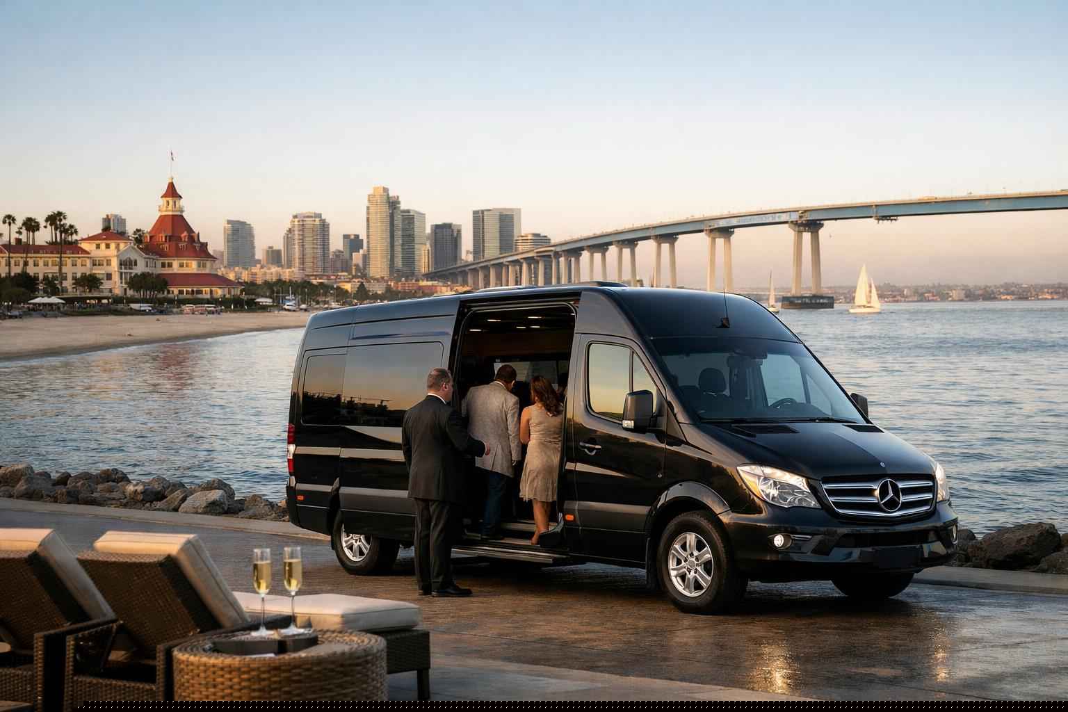 Passenger Van With Driver In Coronado California Passenger Van Rental With Driver Coronado Ca
