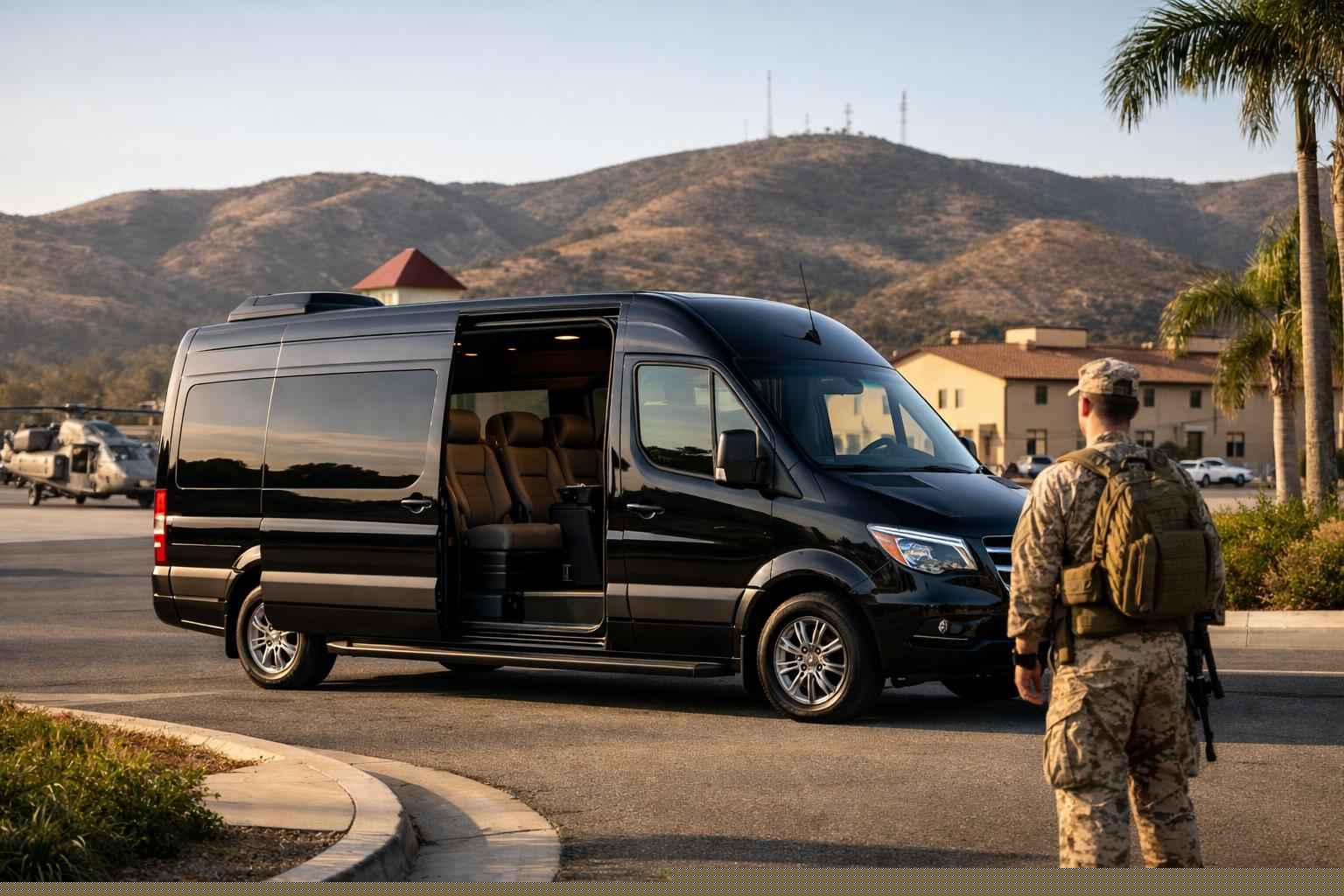 Passenger Van With Driver In Camp Pendleton Mainside California Passenger Van With Driver Camp Pendleton Mainside Ca