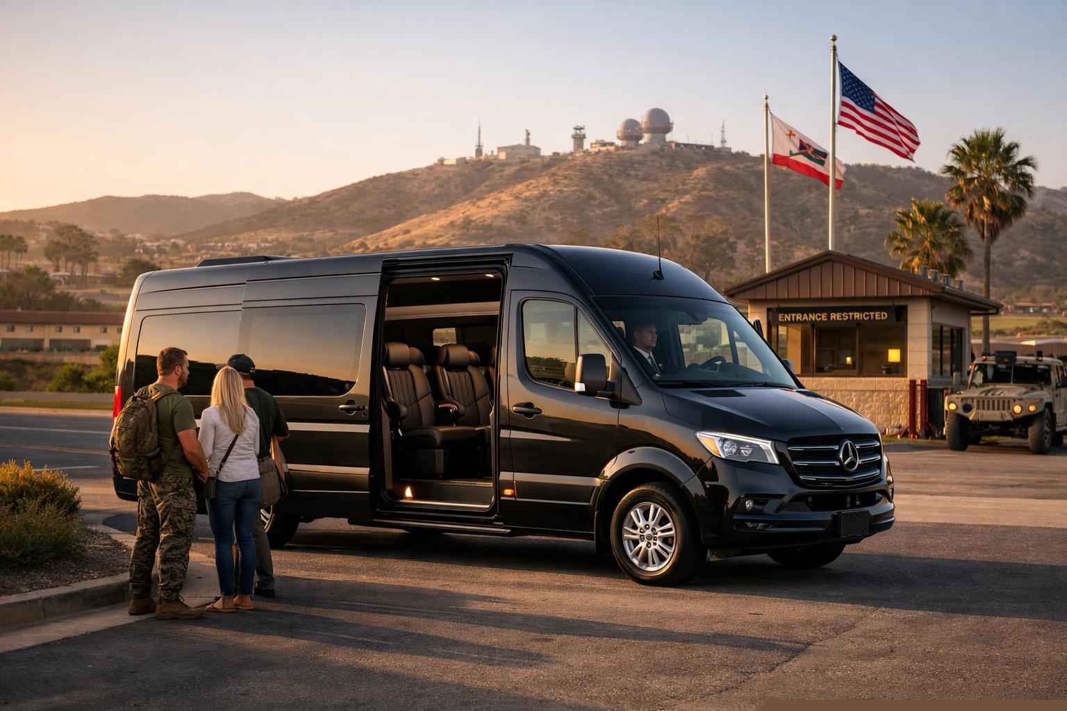 Passenger Van With Driver Camp Pendleton South Ca