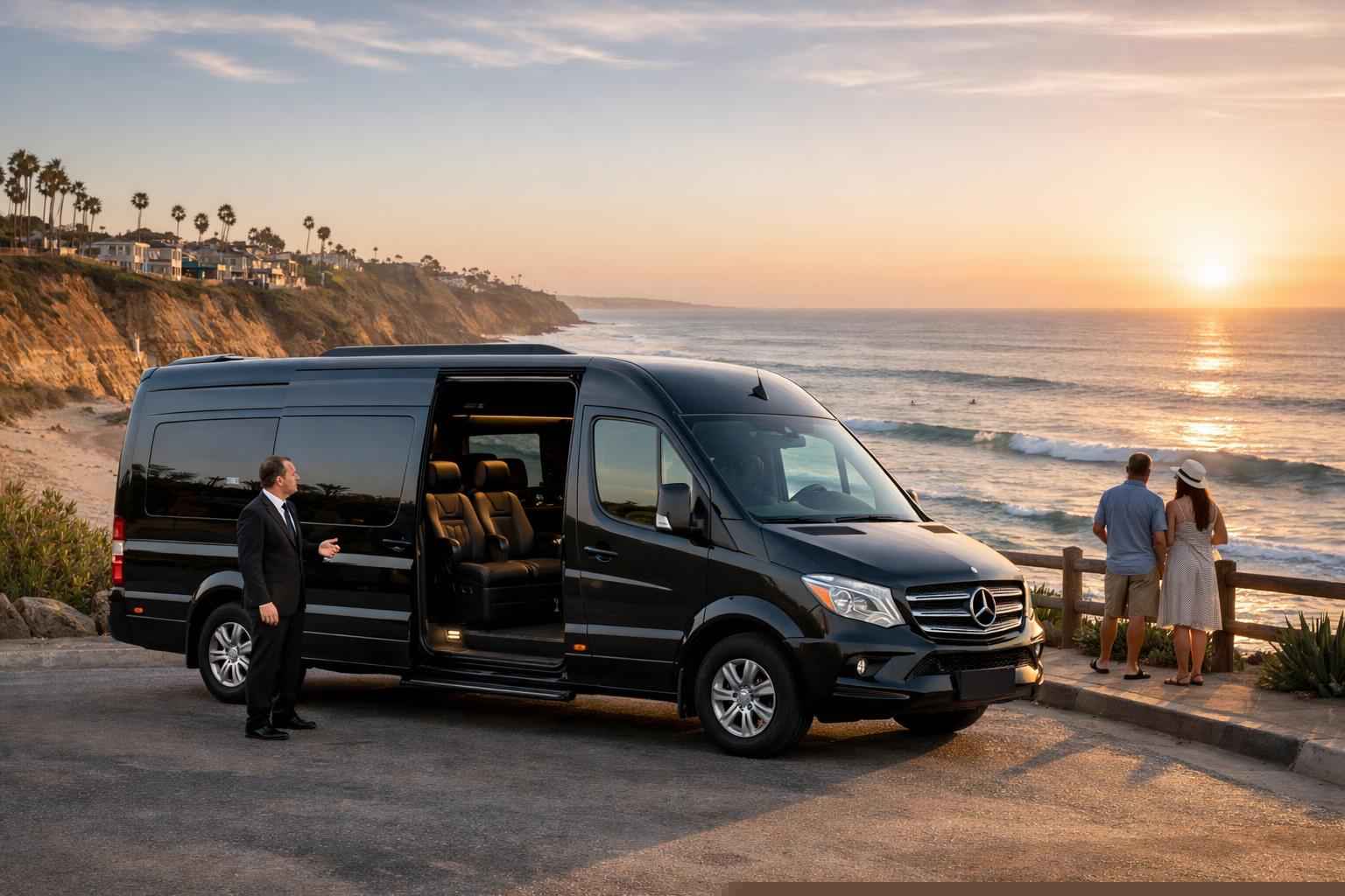 Passenger Van With Driver In Solana Beach California Passenger Van With Driver In Solana Beach Ca