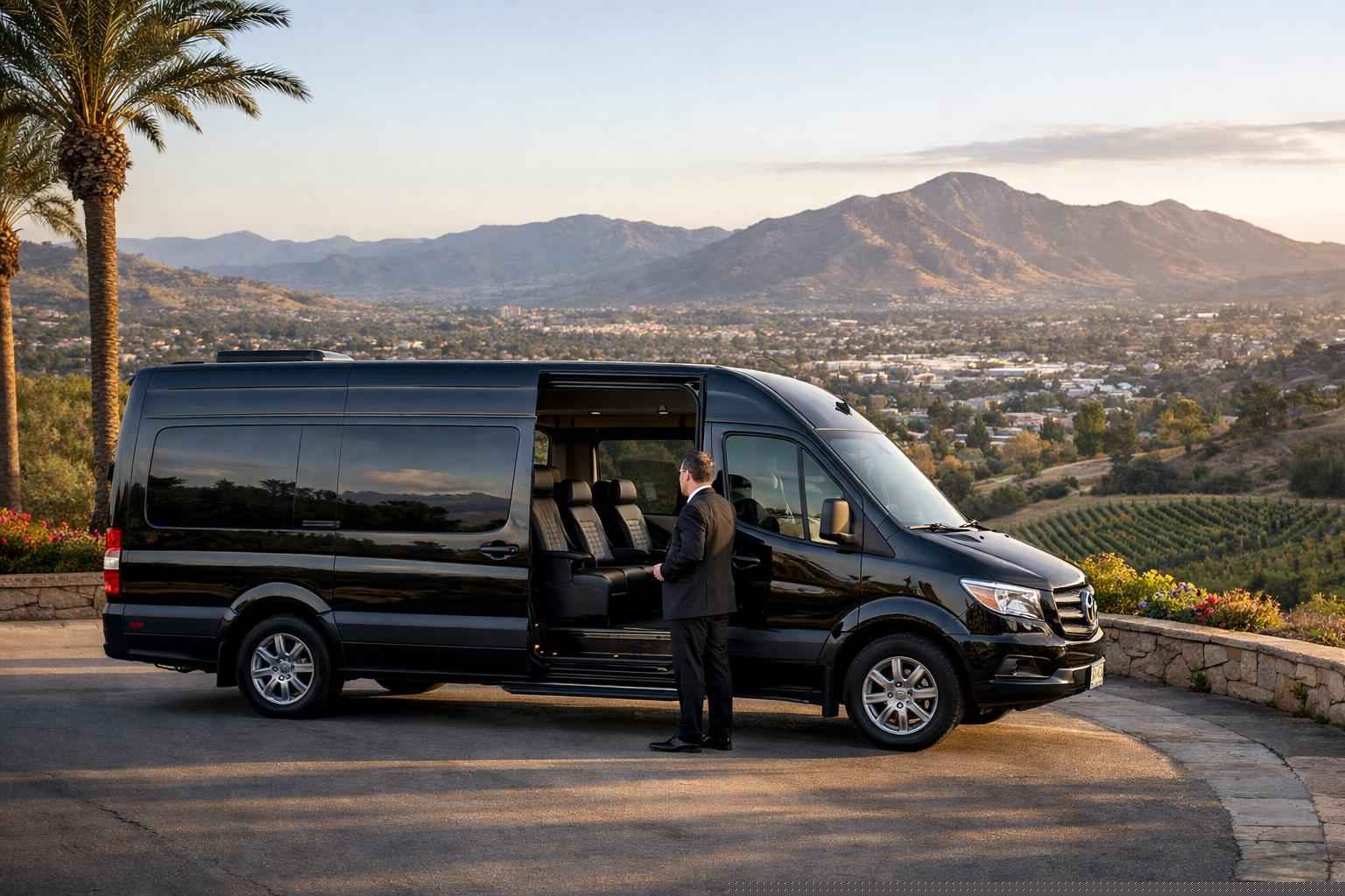 Passenger Van With Driver Near Me Escondido Ca